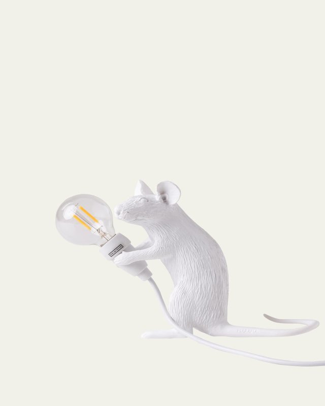 Sitting Mouse 6" USB Table Lamp